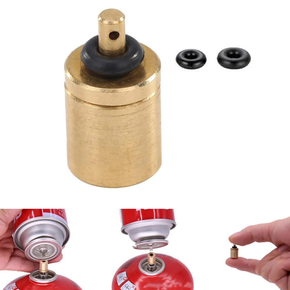

Brandnew Gas Refill Adapter 16*9.9mm Brass Material Functional Tool Portable Yellow Outdoor For Stove Cylinder