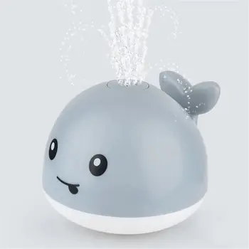 ROJNDA Baby Bath Toys, Whale Automatic Spray Water Bath Toy, Induction Sprinkler Bathtub Shower Toys for Toddlers Kids Boys Girls, Pool Toy for Baby 1