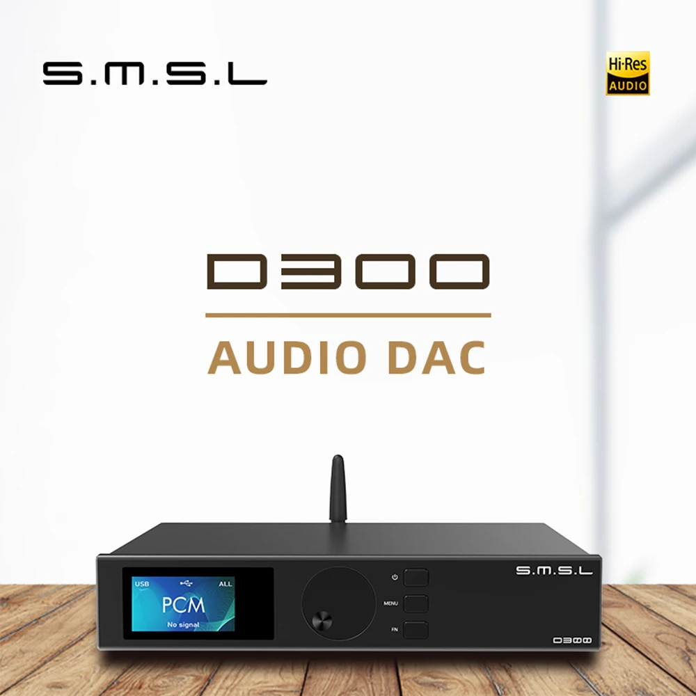 SMSL D300 Bluetooth 5 0 декодер DAC ROHM BD34301EKV чип XMOS DSD512 PCM768KHZ LDAC с дистанционным управлением