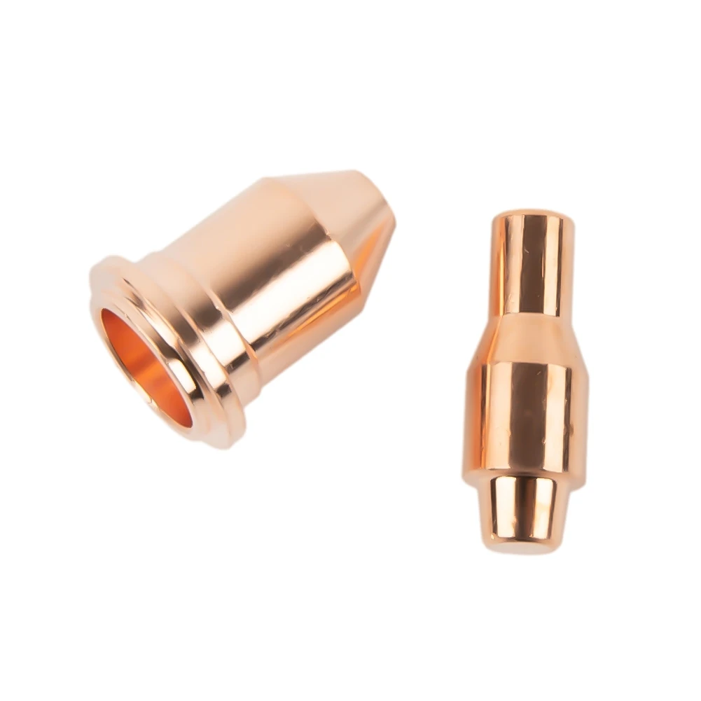 

Brand New Industrial Nozzles Electrodes Plasma Titanium 10 Pcs / Set 56576 Electrode 56811（0.9mm）45A Accessories