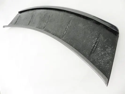 Фото OEM спойлер из углеродного волокна, лезвие Wald Add on Gurney Flap для Nissan R35 GTR №5