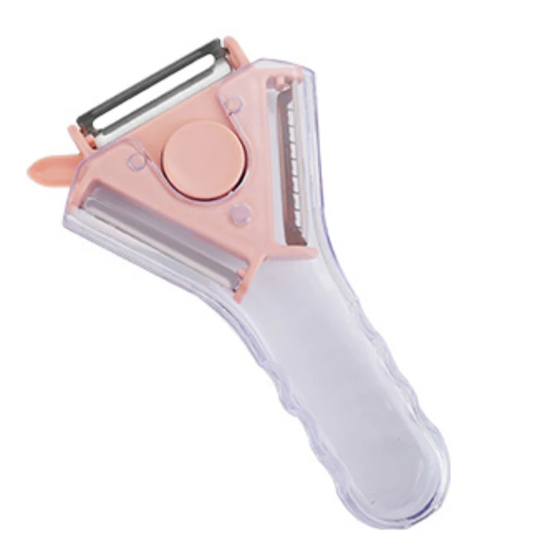 

1 шт., овощечистка 3-в-1, практичное вращающееся лезвие из нержавеющей стали, многофункциональные овощечистки, слайсеры, овощечистки, кухонная утварь