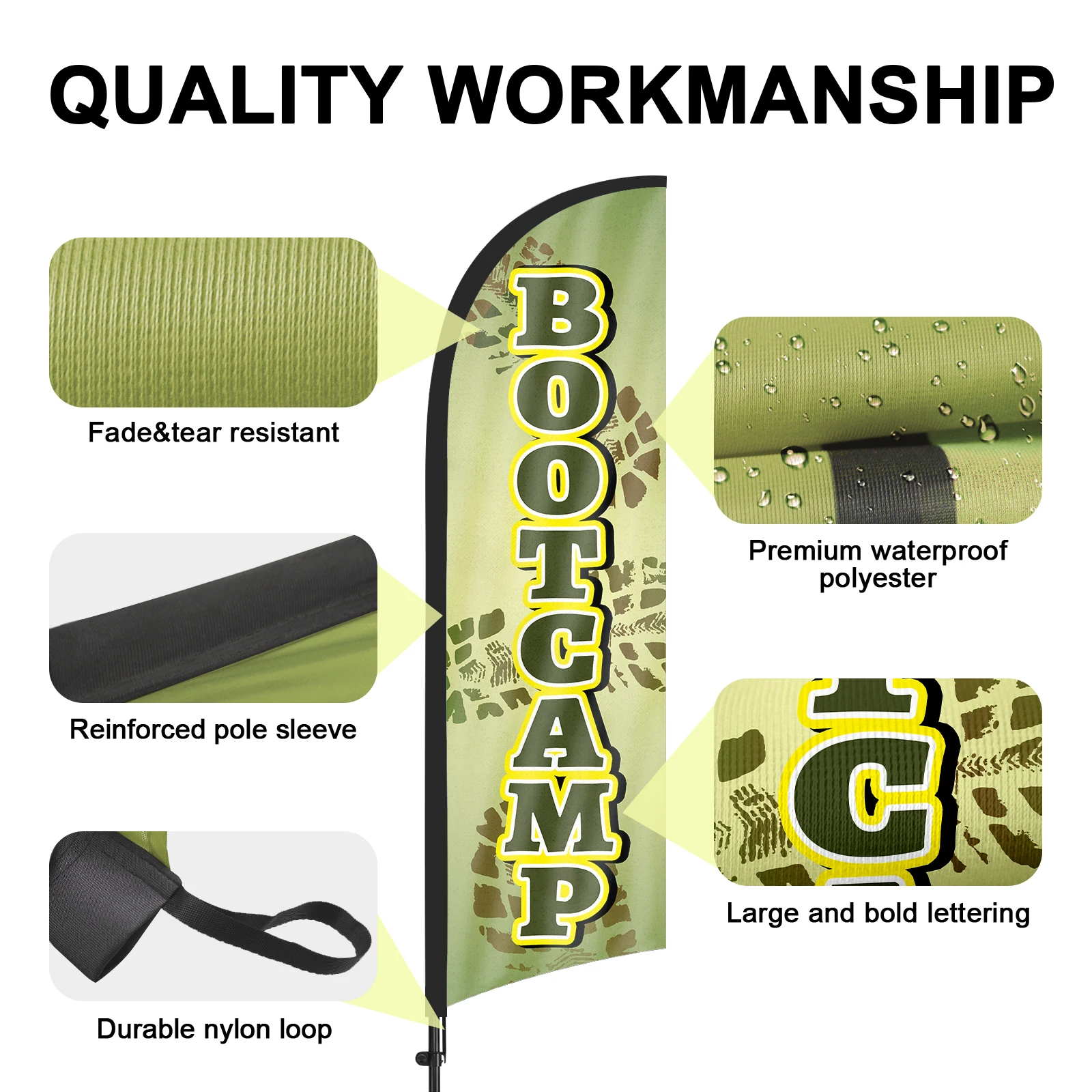 FSFLAG 1 шт. 280 см флаг с перьями для обуви лагеря флагштоком рекламный наружный