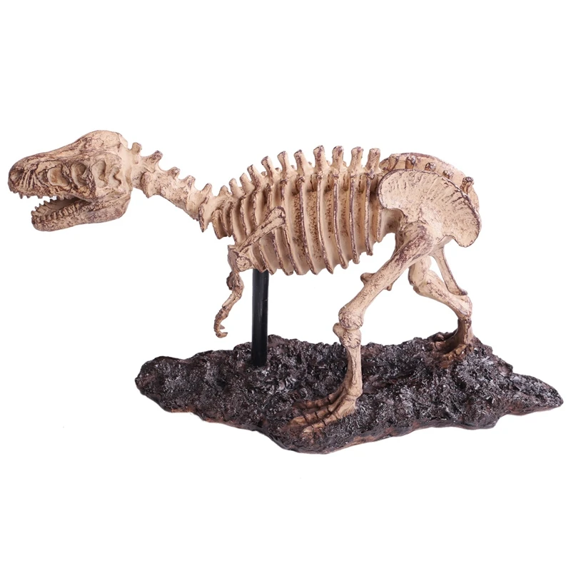 

Tyrannosaurus Rex Skeleton Statue Jurassic Parked Simulated Crafts Museum Night Ornaments Sculpture Home Room Decoration