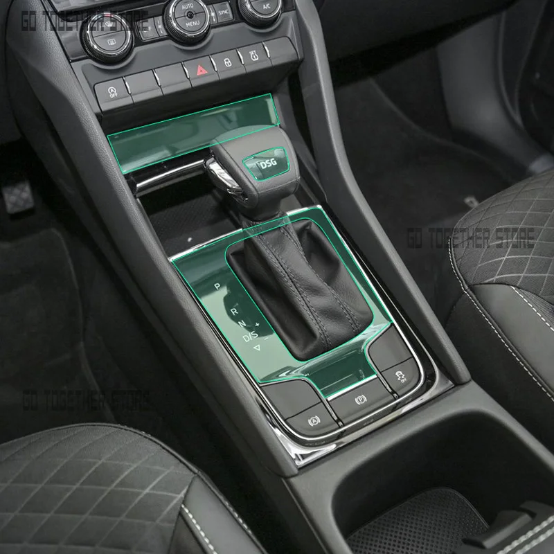 

Для Skoda Kodiaq GT 2017-2020 внутренняя центральная консоль автомобиля прозрачная фотопленка для ремонта от царапин аксессуары
