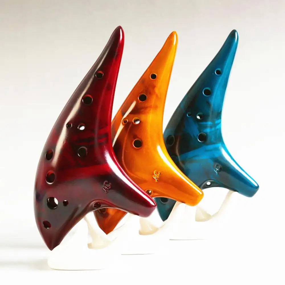 

12-hole Ocarina Alto C Tone Classic Dolomite Ocarina Beginner Musical Instrument For professional Teaching Performance