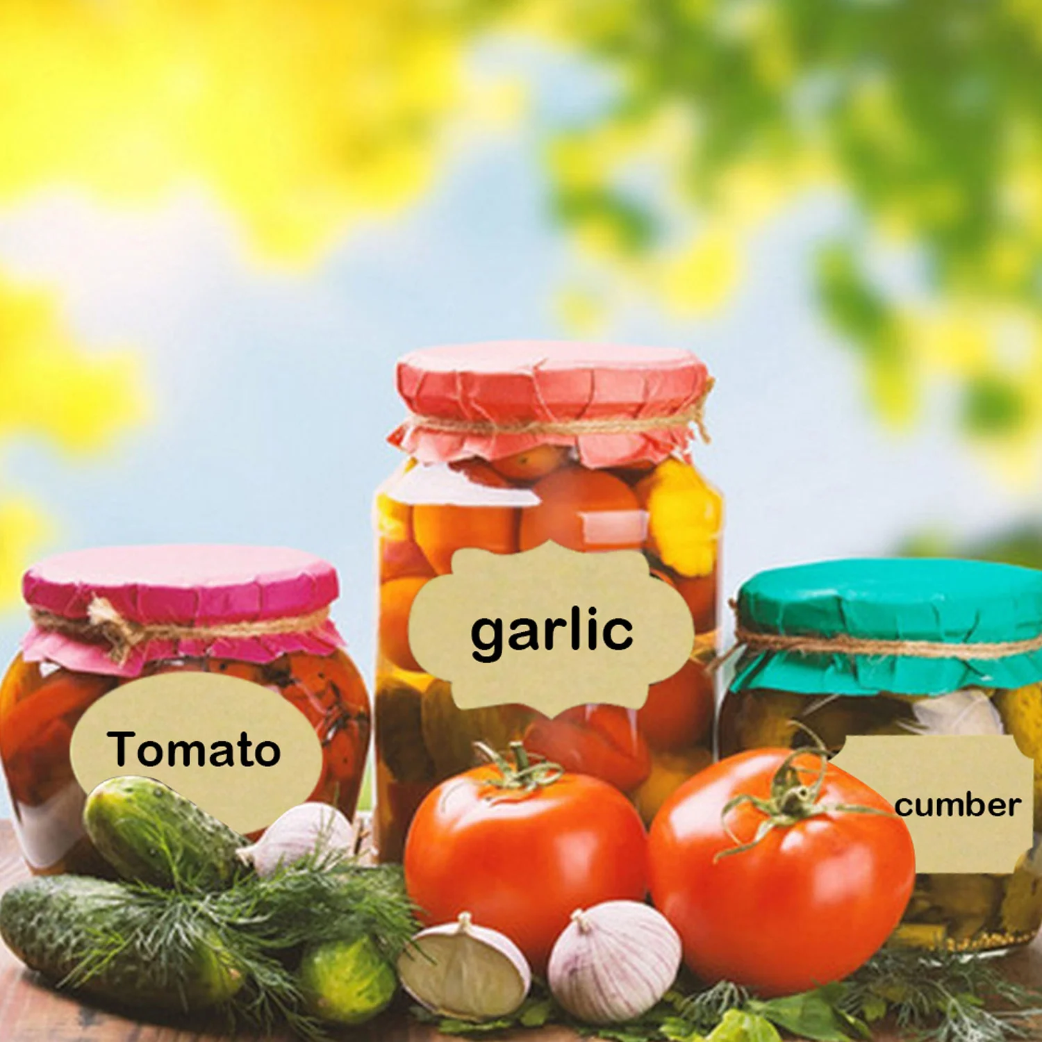 120 шт. Стикеры для эфирных масел флакон духов кастрюли банка печенья банки специй