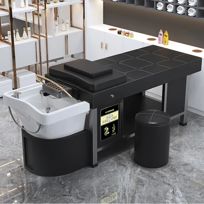 Японская кровать для шампуня головы спа цифровой дисплей постоянная температура