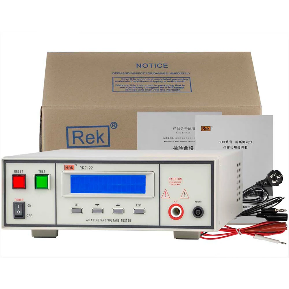 Программируемый тестер изоляции напряжения RK7122 Напряжение 2-в-1 AC5kV DC6kV
