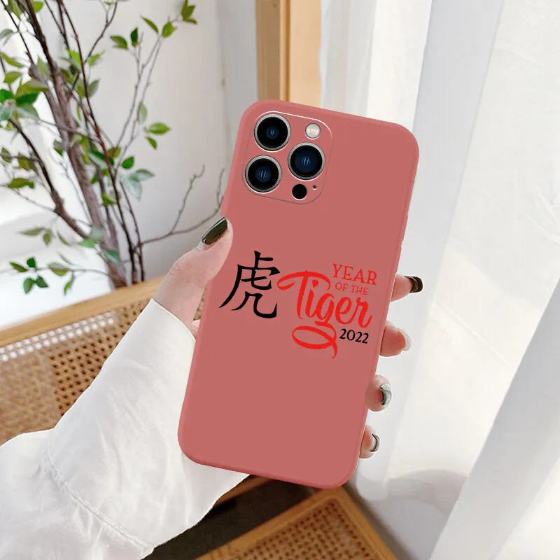 

2022 Chinese New Year Case For SAMSUNG A01 A02S A7 A10S A11 A12 A20S A21 A31 A32 A42 A52 A71 Anti-Scratch Frosted Back Cover