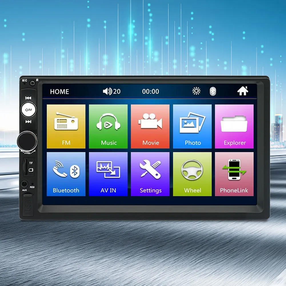

2 Din Car Radio Multimedia Player 7" HD Touch Screen Video MP5 Player 7012B Autoaudio FM Receiver Carplay BT Mirror Link Monitor