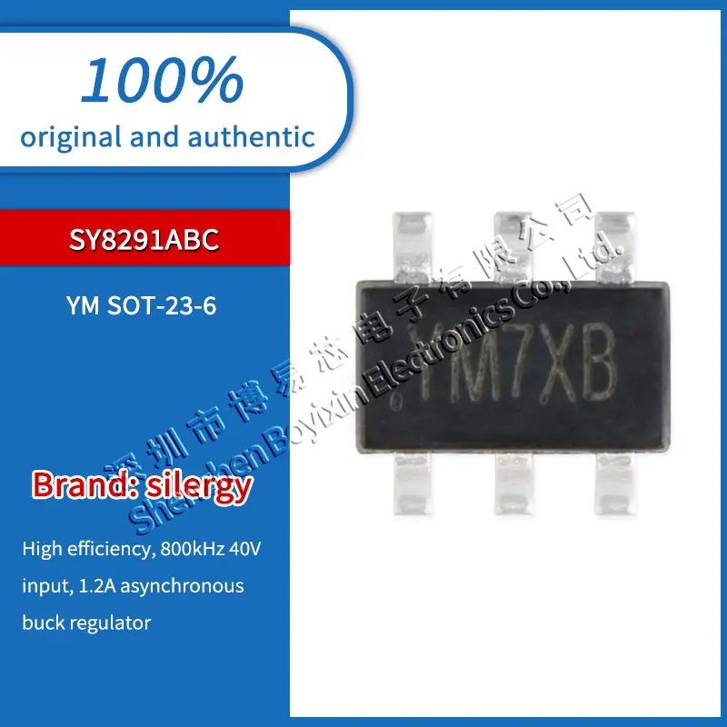 

5pcs Original genuine SY8291ABC screen printing YM SOT-23-6 asynchronous step-down DC-DC regulator chip