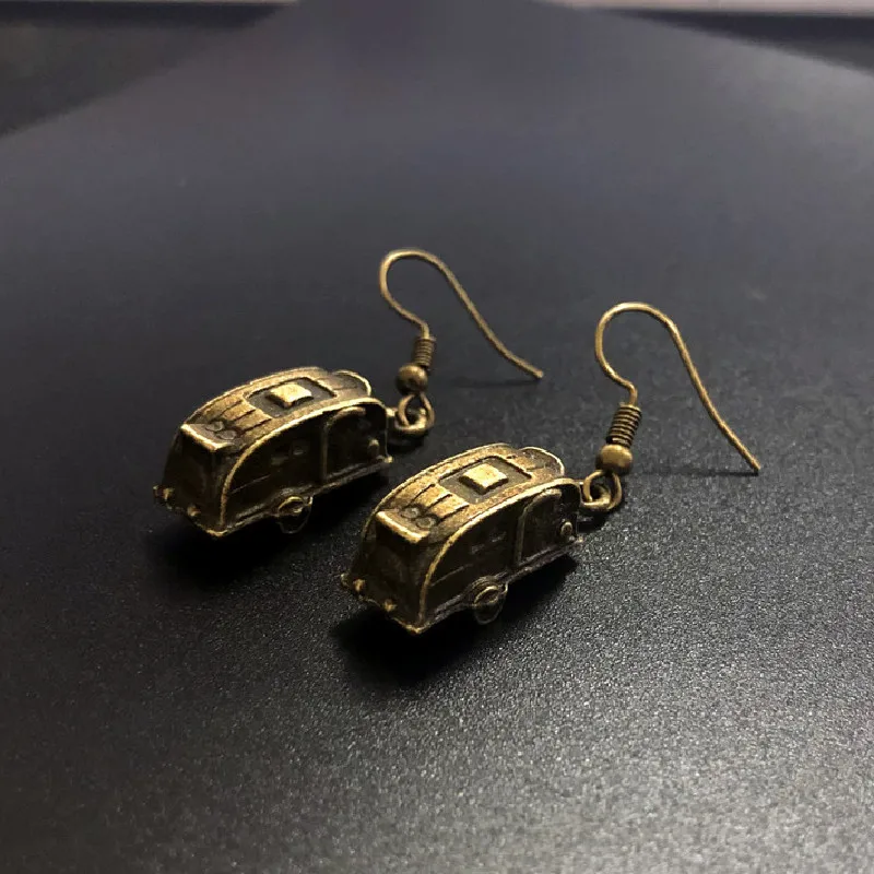 Модные женские ювелирные изделия Anqutie золотые автомобильные висячие серьги
