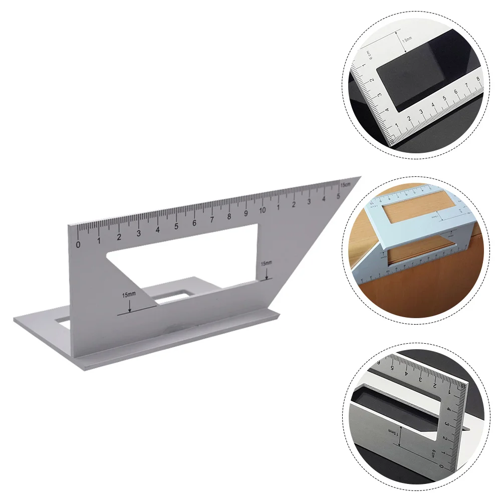 

Multifunctional Angle Ruler Aluminum Alloy Scribing Ruler Right Angle Ruler