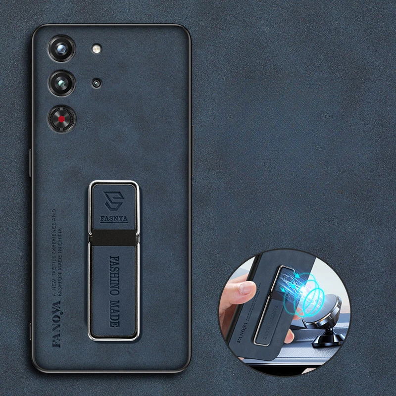 Кожаный бронированный чехол для ZTE Red Magic 10 Pro 9S Plus Skinsheep RedMagic 10Pro + 9pro с магнитным