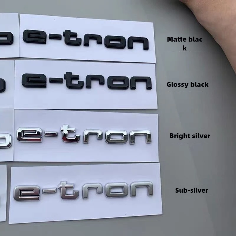 Автомобильные наклейки E tron для Audi чистый электрический задний знак новый
