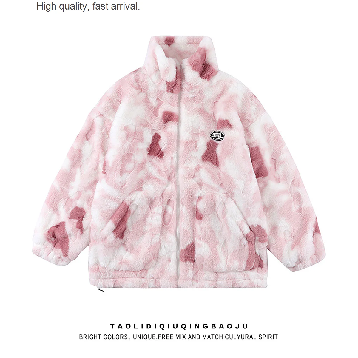 

Wool Couple Lamb Cotton-Padded Jacket Berber Fleece Coat Women's National Fashion Brand Warm-Keeping Cotton Clothing Winter