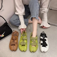 new summer women sandals fendactyl womens shoes fashion velcro outdoor beach sandals shoes large size 44 chaussures femme