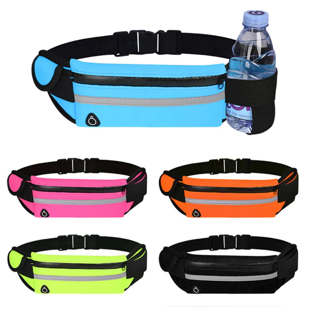 

Running Waist Bag Waterproof Sports Belt Gym Bag Phone Holder for Women Men Hold Water Bicycle Run Belt Waist pack Wallet
