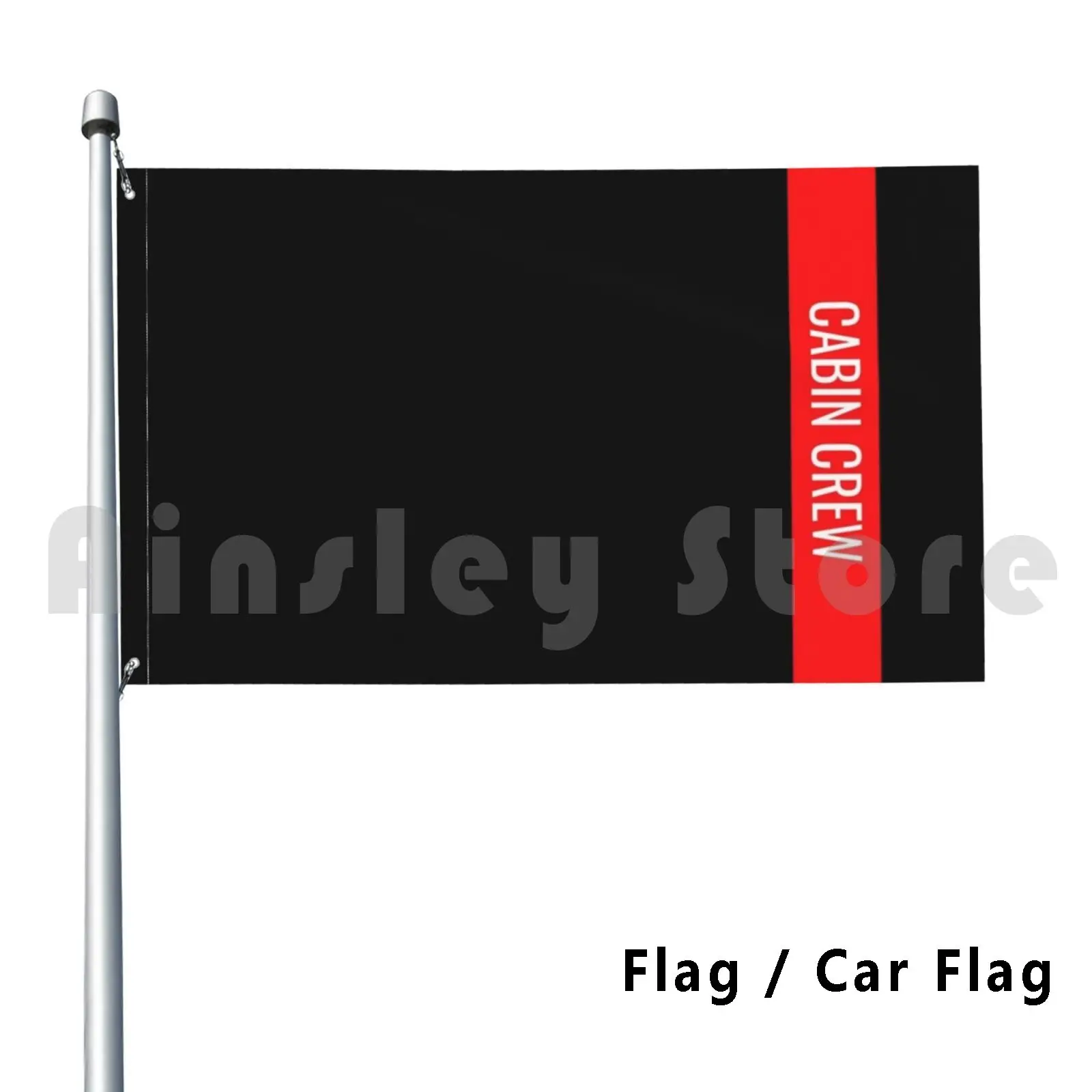 

Cabin Crew Vertical Dark Outdoor Decor Flag Car Flag Flight Crew Cabin Crew Pilot Aviation Airport Flight