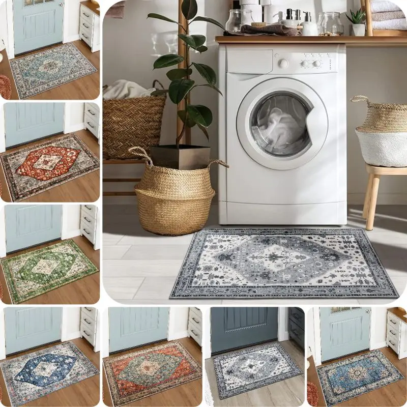 Богемный стильный коврик для прихожей