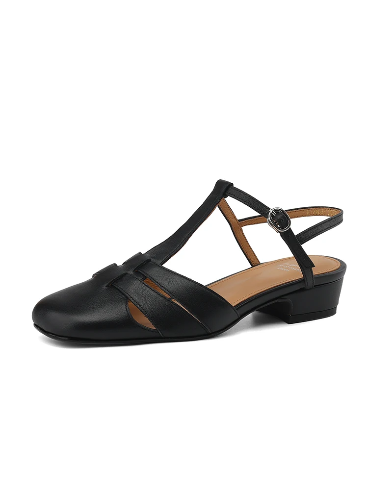 Женские сандалии в рыбацком стиле из натуральной кожи новые летние женские