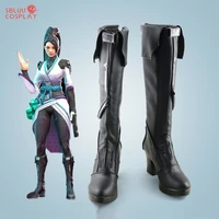 sbluucosplay game valorant sage cosplay shoes custom made boots
