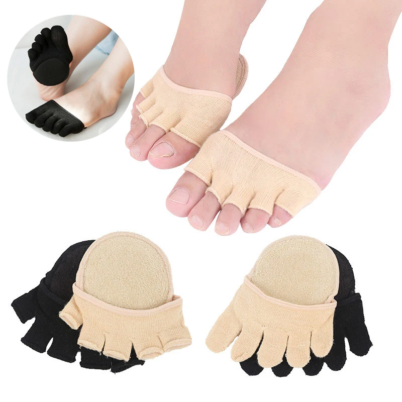 

1pair Five Toe Socks Orthotics Separators For Toes Bunion Corrector Orthopedic Hallux Valgus Posture Correction Ectropion