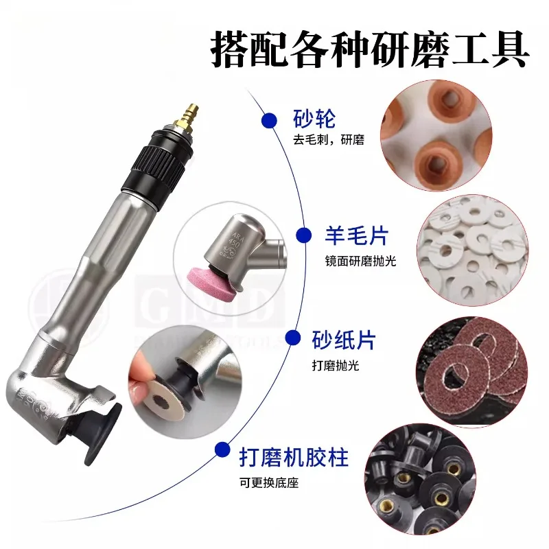 Фото Пневматическая шлифовальная машина LIH Taiwan Phantom Plane Elbow Grinder ARA-900 ARA-450 №5