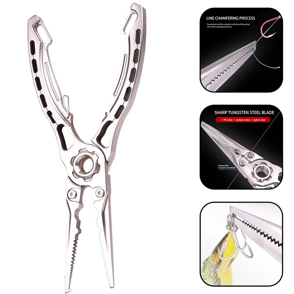 

Fishing Pliers Knife Multifunction Fishing Line Lure Cutter Stainless Steel Comfortable Handle Tackle Tool Fishing Gear Supplies