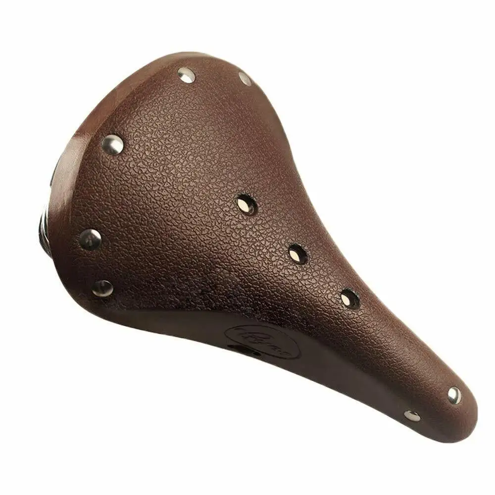 Мужские велосипедные сиденья из натуральной кожи хромированные пружины