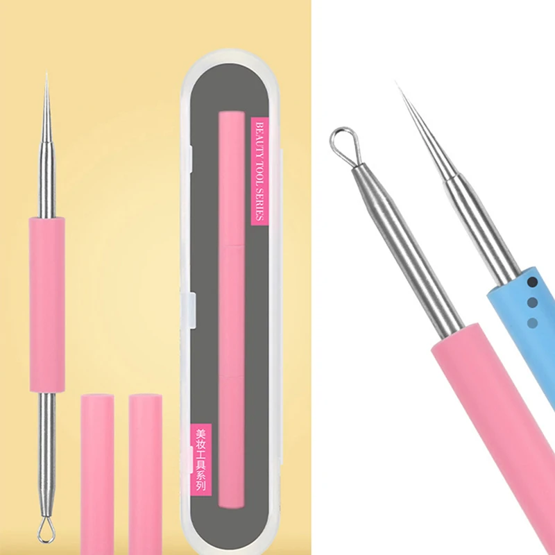 

Экстрактор из нержавеющей стали для удаления черных точек, комедонов, прыщей и прыщей