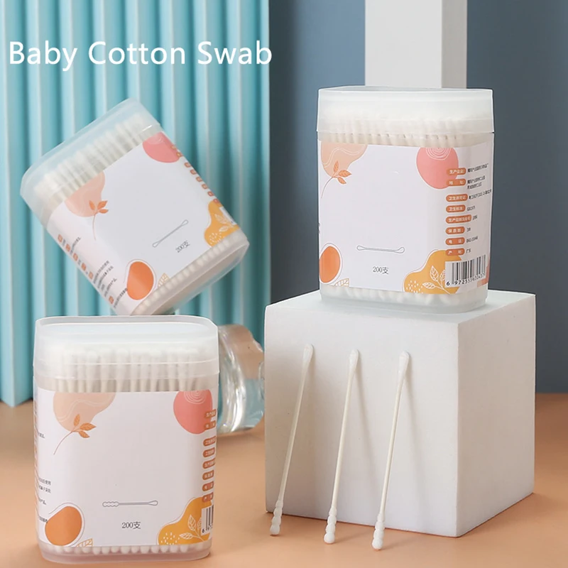 200PCS Organic Baby Cotton Swabs Paper Sticks Cotton Buds for Baby Ear Nose Clean Ultra Safe Hypo-allergenic Biodegradable
200PCS Organic Baby Cotton Swabs Paper Sticks Cotton Buds for Baby Ear Nose Clean Ultra Safe Hypo-allergenic Biodegradable