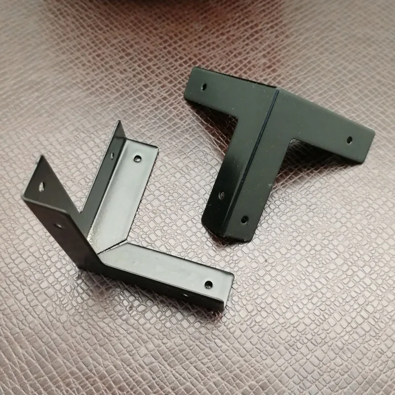 4 шт. Античная бронза Классические Угловые протекторы деревянная коробка