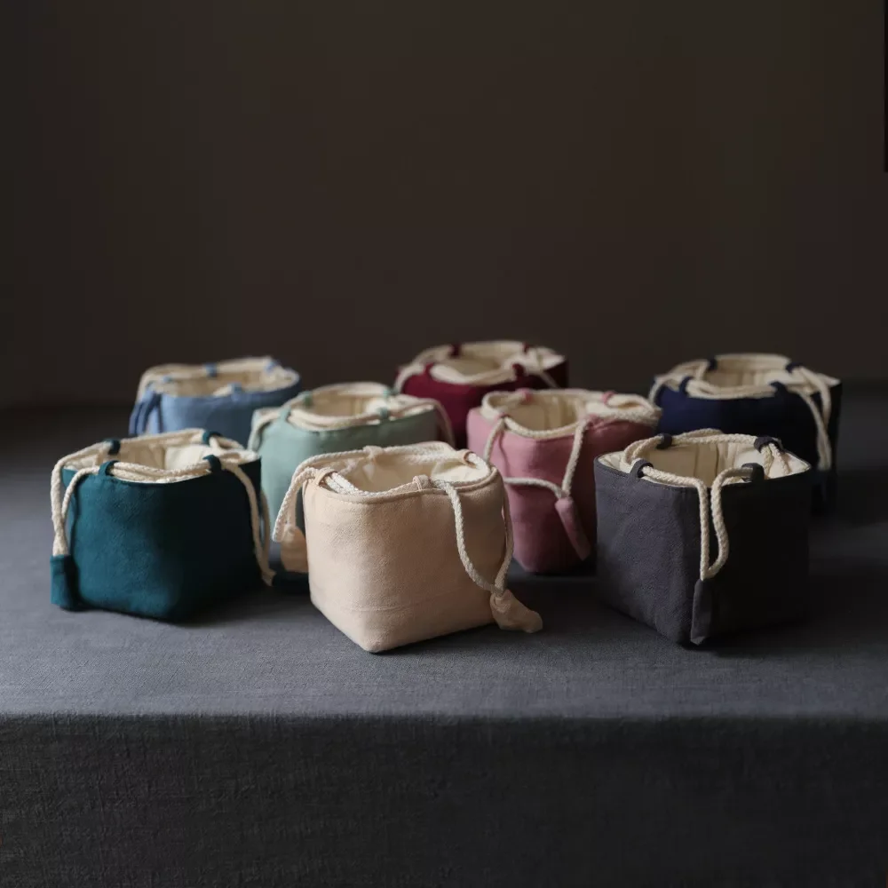 

Thickened cotton storage bag travel bag Taiwan cloth bag tea set teapot teacup cloth bag medium teapot cloth bag Envio gratis