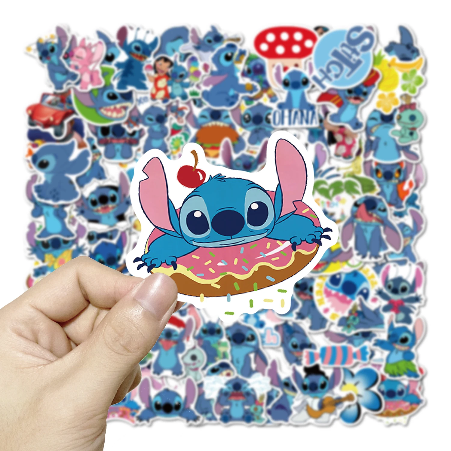 S Luggage Guitar Laptop Fridge Notebook Kawaii Disney Sticke