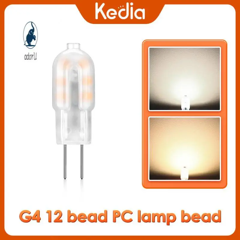 

Маленькая мини-ЛАМПОЧКА G4, 12 бусин, 12 В, светодиодная лампа-бусина, низковольтная, молочно-белая, матовая, хрустальная лампа, оптовая продажа, новинка, креативная, Лидер продаж