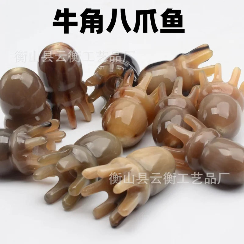 Оптовая продажа с завода расческа-гребень для массажа осьминога белый череп яка