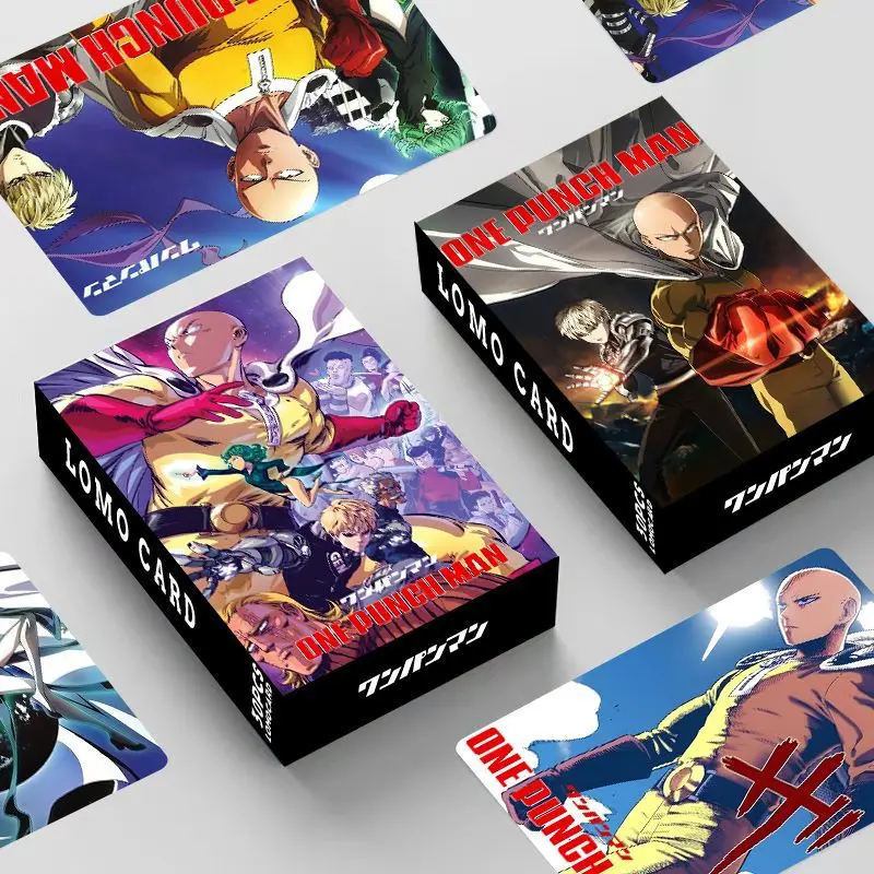 

Spot New ONE PUNCH-MAN Double-sided 30 Small Cards LOMO Card Anime Peripheral Bookmark Greeting Card Photo Card