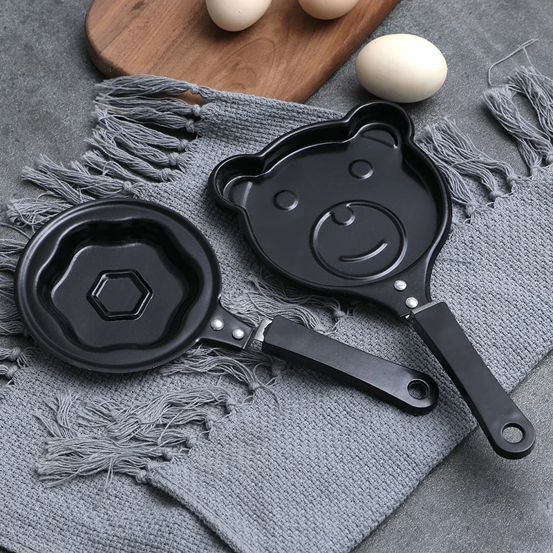 Omelette Mold Household Non-stick Frying Pan Cartoon Animal Shape Omelet Pan Creative Love Breakfast Cooking Pot Cast Iron Pot images - 6