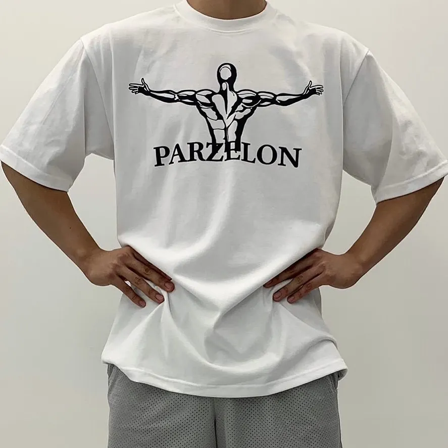 

Men Cotton T Shirt Gym Fitness Workout T Shirt Male Summer Casual Fashion Tees Tops Sport Bodybuilding Training Loose Clothing