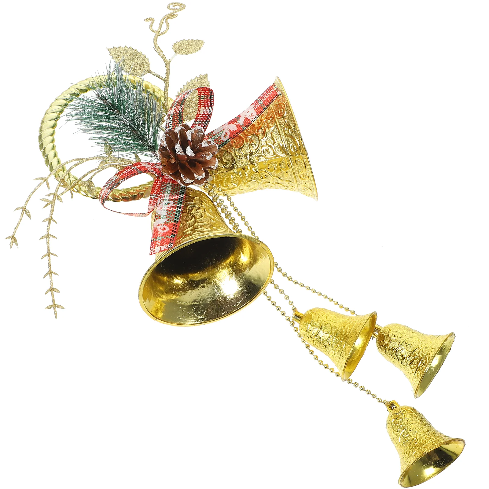 

Christmas Bells Scene Layout Adornments Tree Decoration Hanging Ornaments Pendants Lovely Xmas