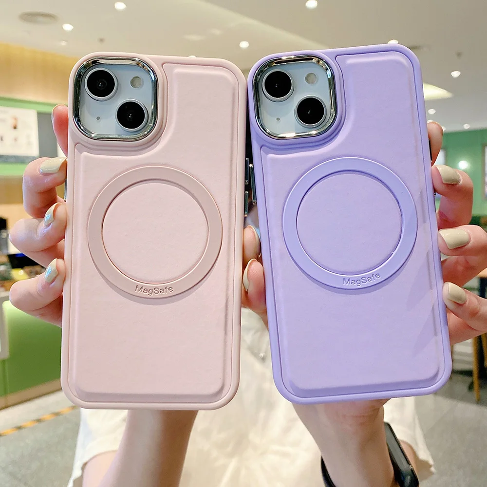 

Liquid Skin Sensing Magnetic Suction is Available For iphone 11 12 13 14 Pro Max All-inclusive Fall-proof Wireless Charging Case