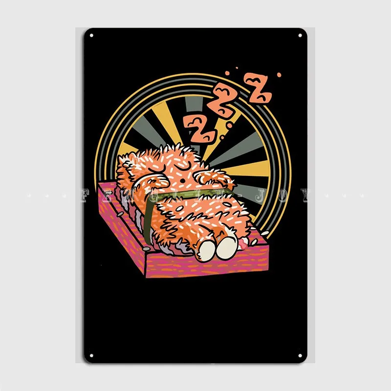 Металлическая вывеска суши мечта настенная пещера клубный Бар Печать гаражное