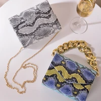 serpetine shoulder bag luxury designer party handbags for women snake pattern fold high quality brand tote cross body bag