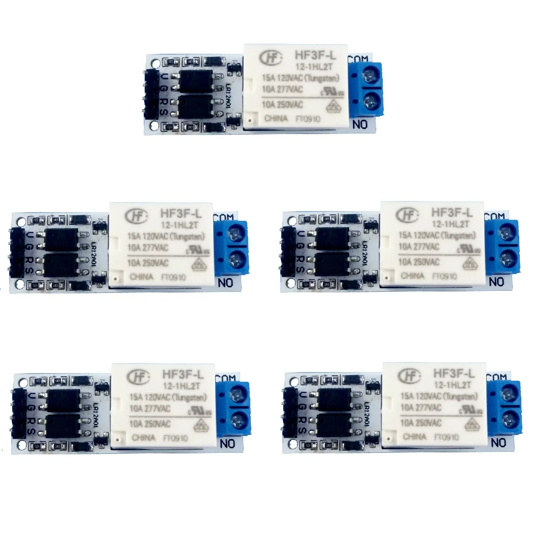 5 шт. В постоянного тока 12 24 магнитный релейный модуль с фиксацией бистабильный