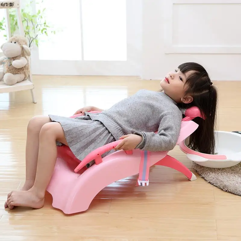 Минималистичные регулируемые стулья для шампуня