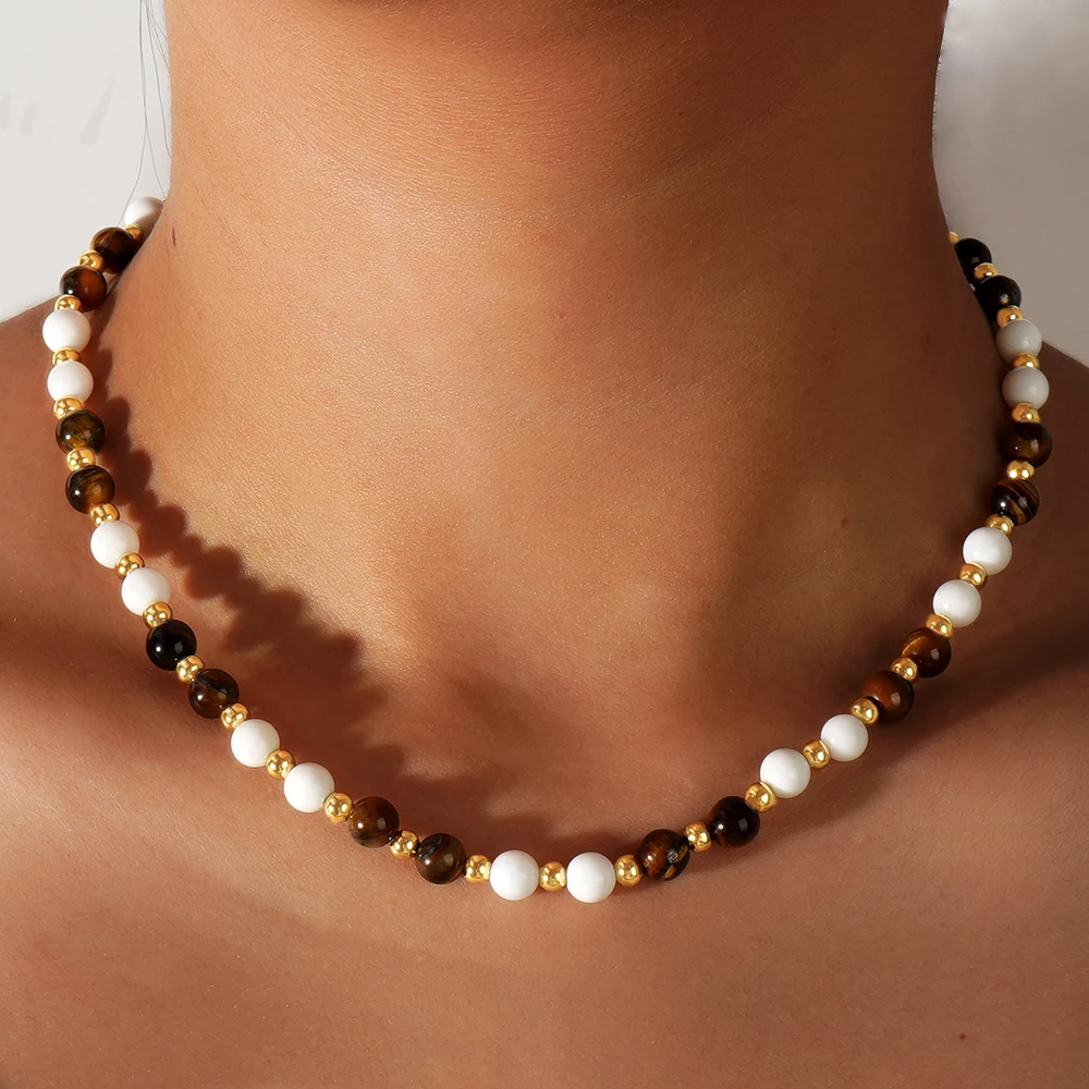 1 шт. медные бусины 4 мм в богемном стиле желтый тигровый глаз белый гигантский