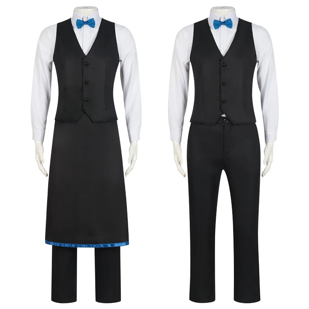 Новый костюм аниме Oshi No Ko Hoshino Akuamarin Косплей Костюм Униформа Aqua Wig Хэллоуин ролевая