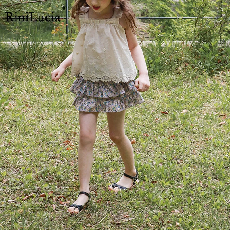 

RiniLucia Baby Girls Kids Clothes Tutu Skirt Children Bohemian Style Skirts Princess Party Petticoats Girl Tulle Skirts Shorts
